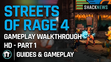 Streets of Rage 4 Gameplay Walkthrough HD - Part 1