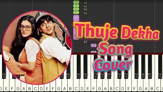 Thuje Dekha Song | Sharuk Khan | Kajol | Synthesia screenshot 4