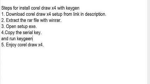 Coreldraw x4 for windows 32 bit with keygen liftime license
