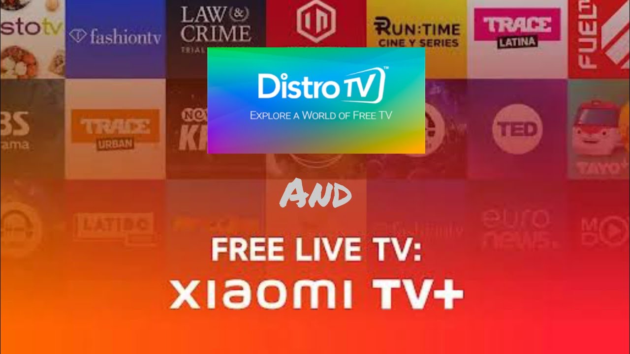 Watch live TV channels for free 🔥! Distro TV ! Xiaomi TV+ ! All live TV ...