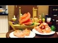 Miniature Food#56 Salmon Steak & Sashimi - Cooking ミニチュア サーモンステーキ&お刺身