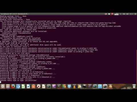 How to install CodeBlocks on Linux Ubuntu