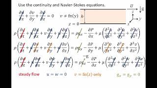 Fluid Mechanics: Topic 11.2.3 - Differential analysis of Couette flow