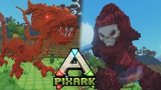 VLIEGENDE DRAAK & EINDBAAS VERSLAAN!? - PixARK #Final screenshot 5
