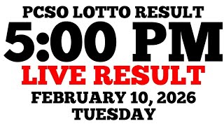 Lotto Result Today 500 Pm Draw February 10 2026 Tuesday Pcso  Result