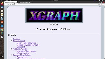 xgraph in Ubuntu 20.04 | Issues solved