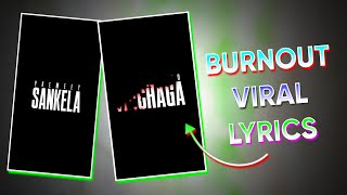 Make Burnout Text Effect in Alight Motion | Instagram Viral Lyrical Reels Video Editing