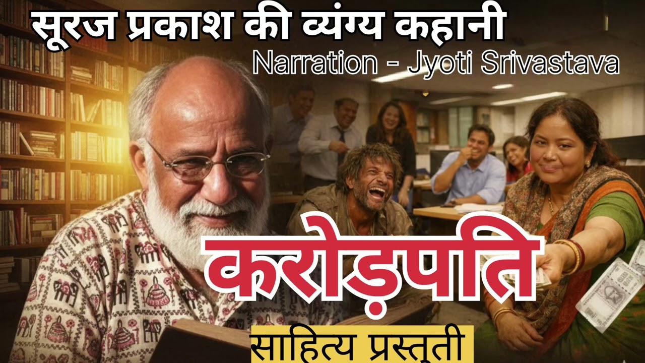 Suraj Prakash Ki Vyangya Kahani: Karodpati | Sahitya Prastuti