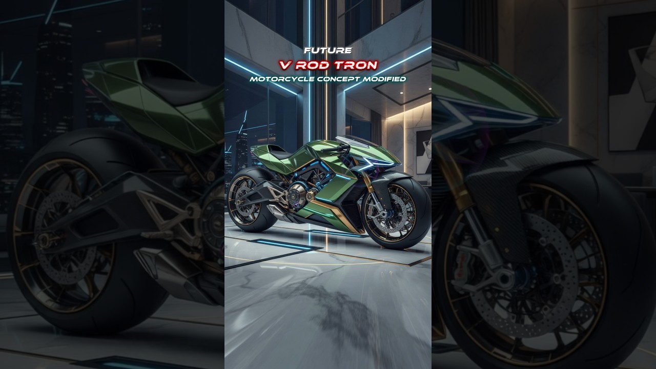 Future Harley V-Rod: Tron Meets Transformers 🔥😎🔥🙀‼️