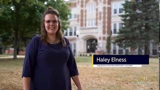 Augustana University Assistant Director of Admission Haley Elness
