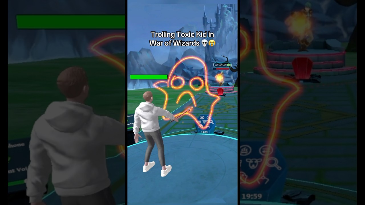 Trolling Toxic Kid in War of Wizards VR