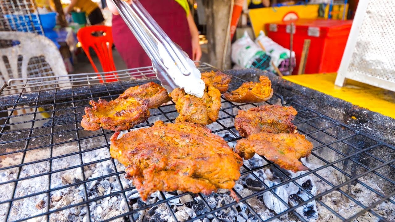 Luang Prabang Travel Guide - STREET FOOD Grilled Goat and SPECTACULAR Kuang Si Waterfalls, Laos! | Mark Wiens