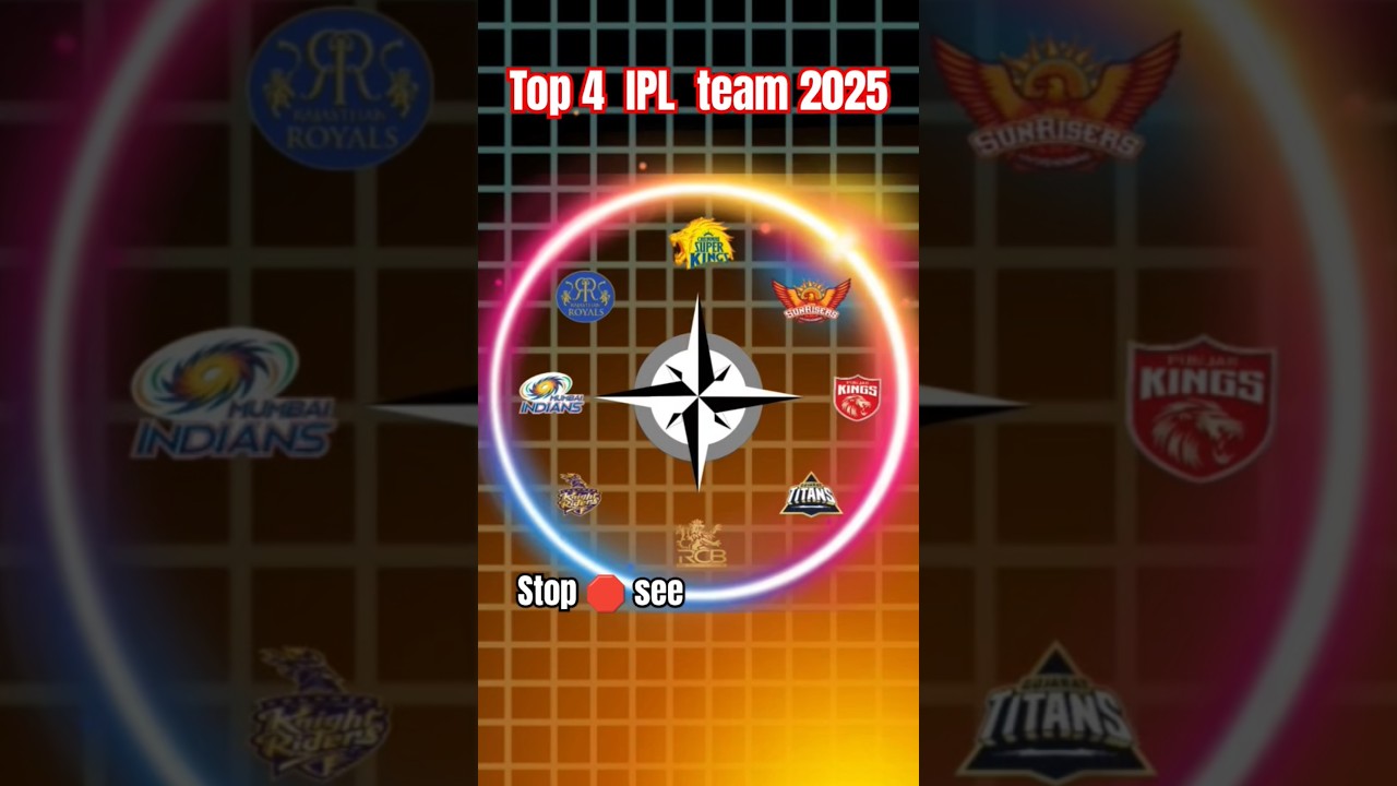 Top 4 in IPL 2k25 
