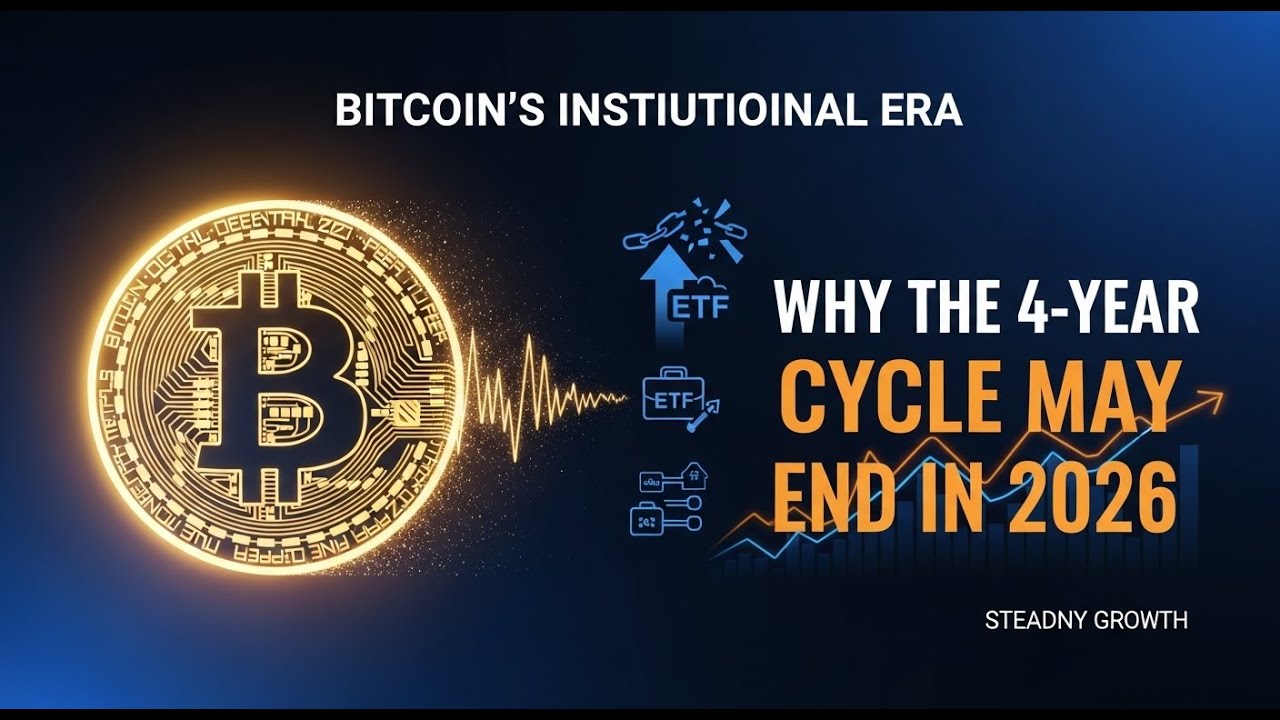 Институциональная эра биткоина: почему четырехлетний цикл может наконец завершиться в 2026 году