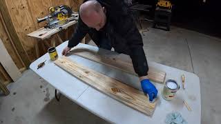 DIY Floating Shelves from Pine Boards: Start to Finish. Simple Woodworking Project.