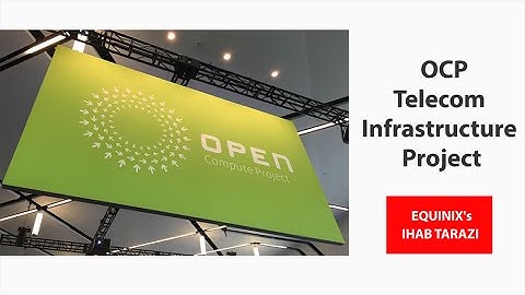 OCP Summit 16: Telecom Infrastructure Project