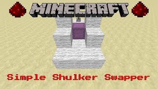Minecraft: Redstone: Simple Shulker Swapper