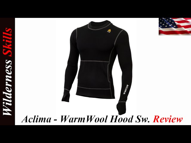 Aclima - Warmwool Hood Sweater Review English Version - YouTube