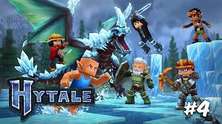 ICE DRAGONS & NEW VILLAGE MEMBER! - PEENOISE PLAY HYTALE #4 screenshot 4