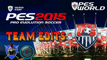PES 2015 KIT EDITING - USA KITS Step by Step Guide for Next Gen