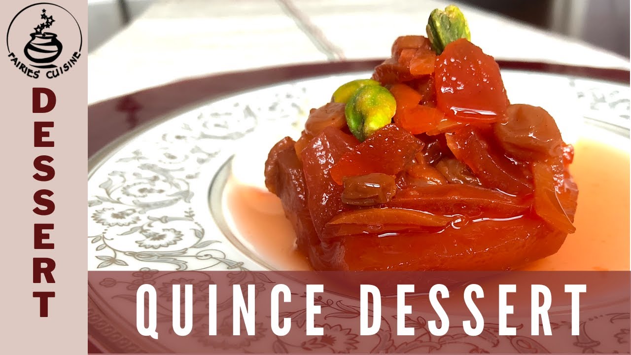 QUINCE DESSERT: A RED-TINGED ISTANBUL BREEZE