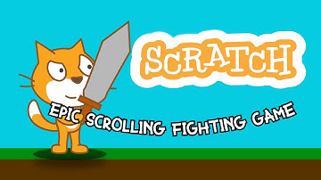 SCROLLING FIGHTING GAME in SCRATCH! Part 1 - Movement/Shooting