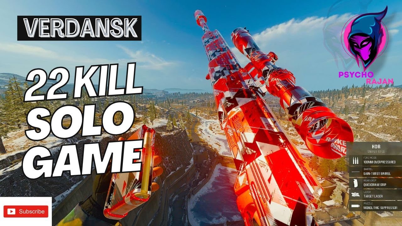 22 Kill Solo Game in Verdansk | Warzone English/Malayalam | Call of ...