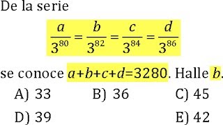 RAZONES Y PROPORCIONES PROBLEMAS RESUELTOS DE ARITMETICA PREUNIVERSITARIA