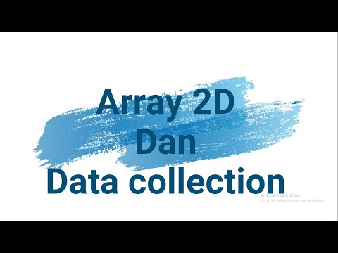 Array, Array 2D & Data Collection pada JAVA
