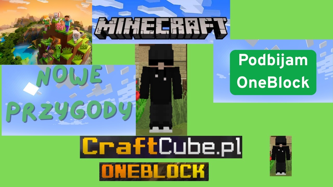 Gramy na OneBlock na Craftcube.pl 🎉KONKURSY i wiele wiele innych rzeczy