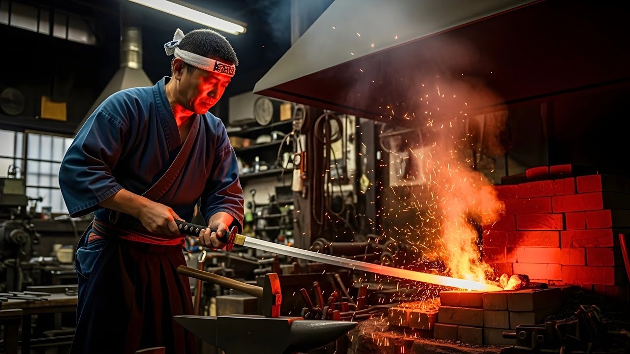 Inside the Katana Factory: How Japanese Master Swordsmiths Forge the World's Deadliest Blades