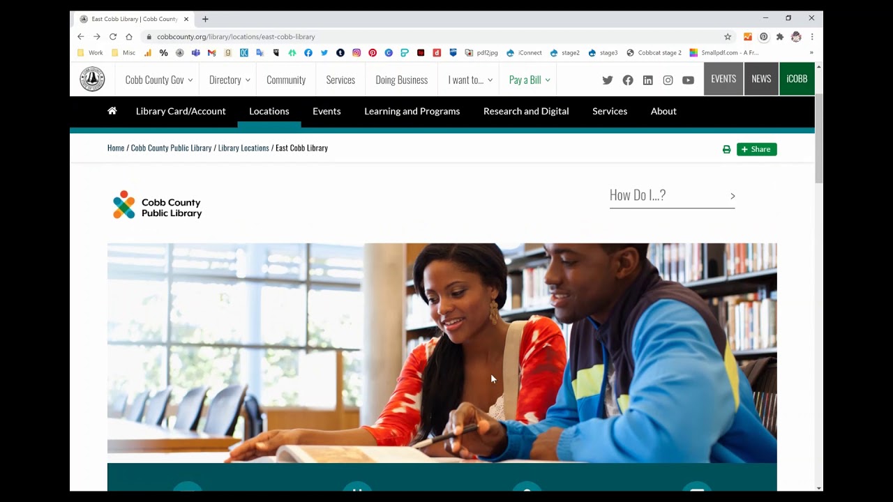 New Library Website Tour - YouTube