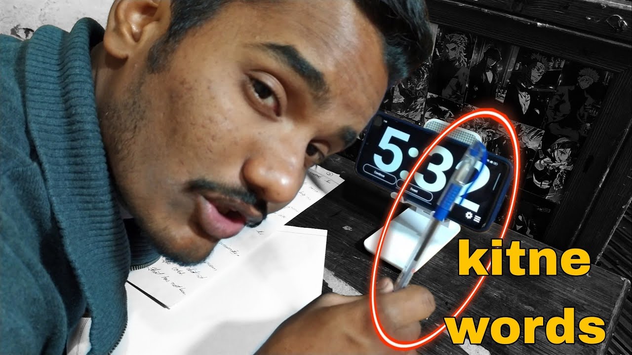 A pen can write 1,00,000 words.😭