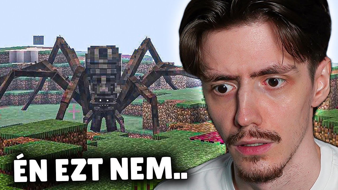 MINECRAFT, DE MINDENHOL ÓRIÁS PÓKOK VANNAK.. ( Arachnophobia mod ) #2