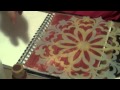 Easy Reverse Stencil Technique Art Journaling