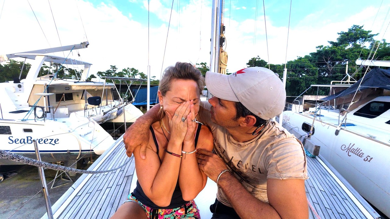 ⁣LIGHTNING STRUCK OUR SAILBOAT⚡️ SHE’S DESTROYED 😢 What Happens to Our Channel? E.203