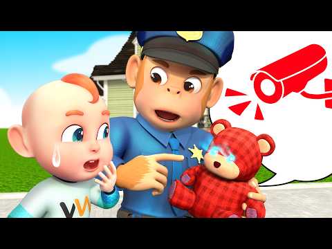 Stop! Dont take Toy from Stranger🧸| Police Safety Tips | Rosoo Nursery Rhymes & Children Song