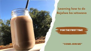 Learning how to do Bojalwa ba setswana for the first time #southafricanyoutuber