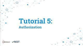 vREST Tutorial 5: Authorization