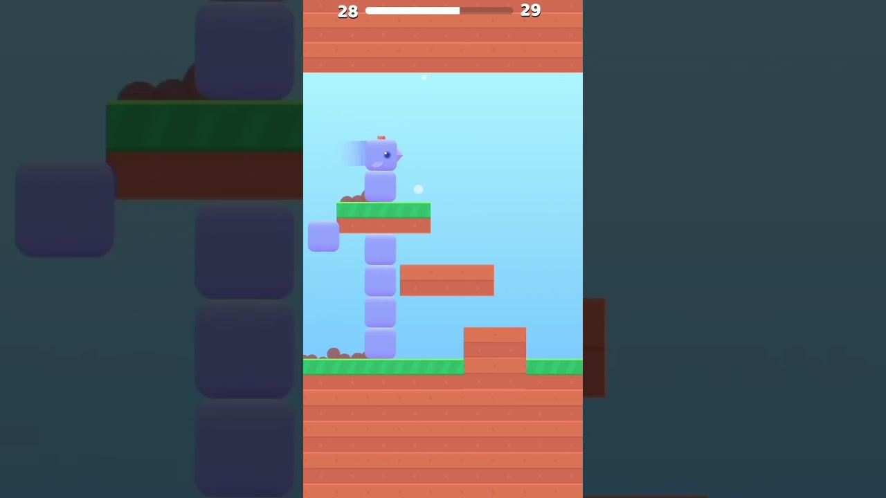 Square bird top level run game || 