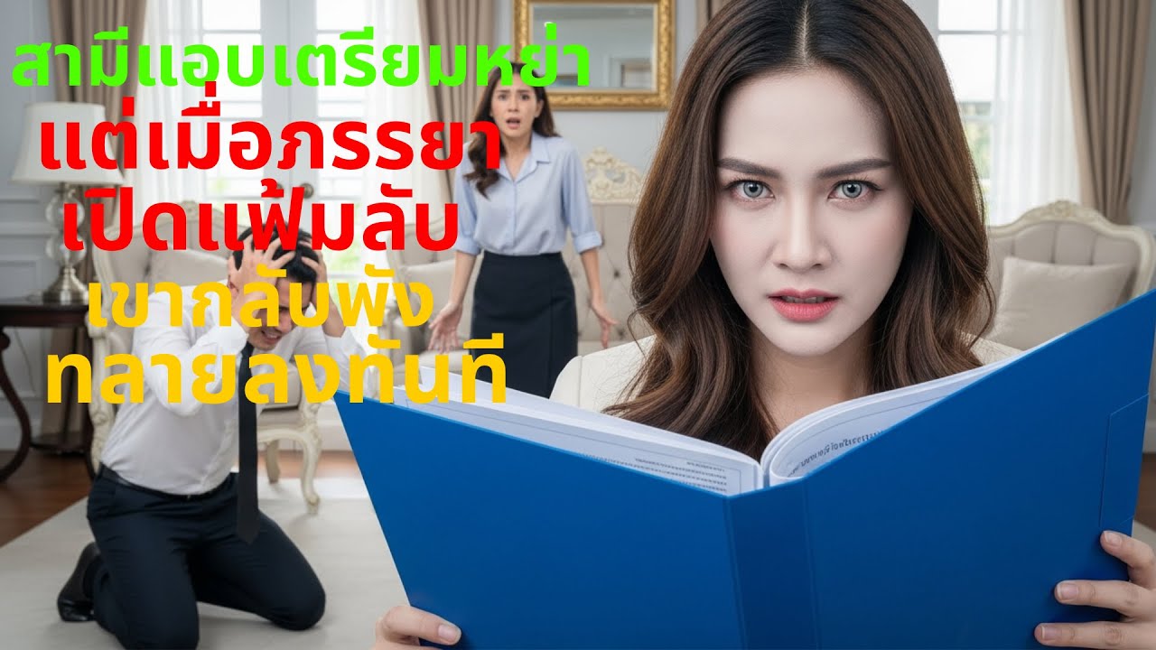 สามีแอบเตรียมหย่าเพราะชู้... แต่เมื่อภรรยาเปิดแฟ้มลับ เขากลับพังทลายลงต่อหน้า! 💔 | นิทานชีวิตรัก