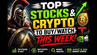 TOP STOCKS & CRYPTO TO BUY NOW 🚨 | BEST INVESTMENTS THIS WEEK - AUGUST 15