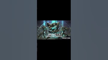 Araxys2 Skin Animation Process - Kailey Choi // VALORANT #valorant #animator #animation #shorts