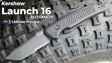 Kershaw Launch 16 Auto Knife | 1 Minute Preview | Atlantic Knife