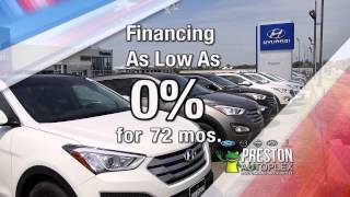 Preston Autoplex Memorial Day Sales Event - Ford, Hyundai, Lincoln, Mazda and Nissan