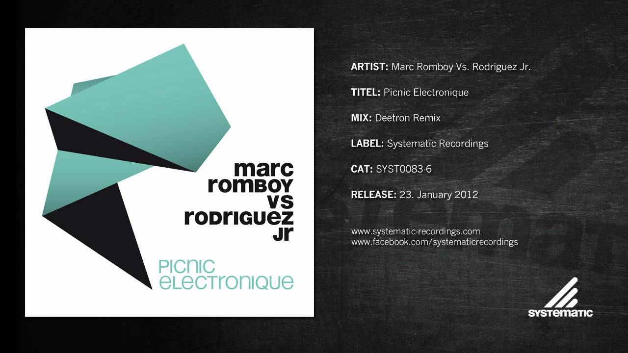 Marc Romboy vs. Rodriguez Jr. - Picnic Electronique (Deetron Remix)
