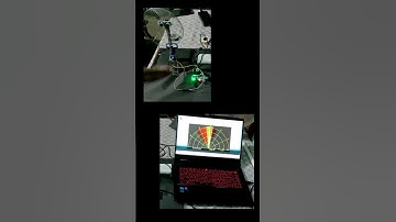 Ultrasonic Based Radar System #artstudys #shorts  #status  #automation