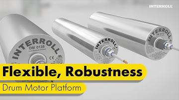 Interroll Drum Motor platform: Flexible, robust and ultra-hygienic