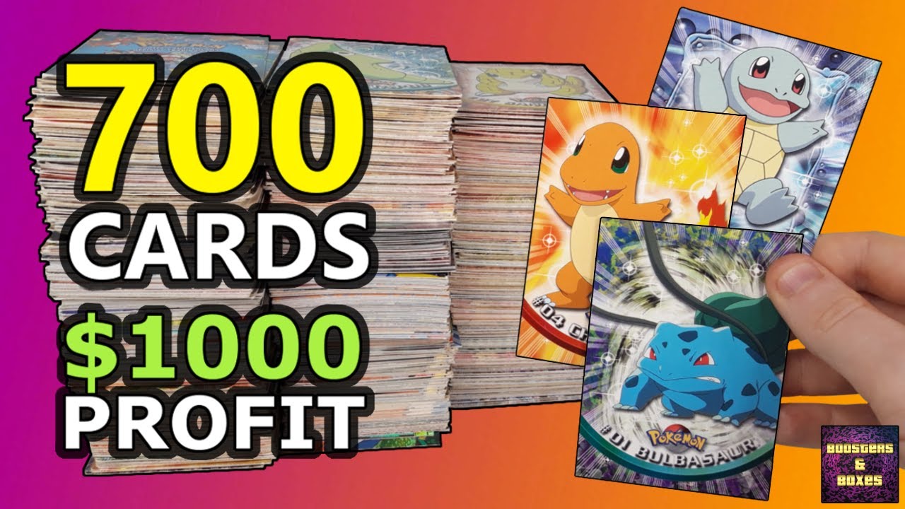 I Bought 700 Pokemon Topps Cards with HUGE PROFIT