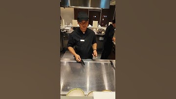Teppanyaki knife tricks chef ronald frasdilla